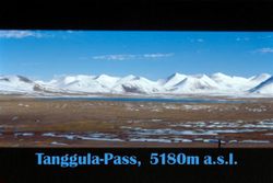 Tanggula Pass, hlii a Tbet